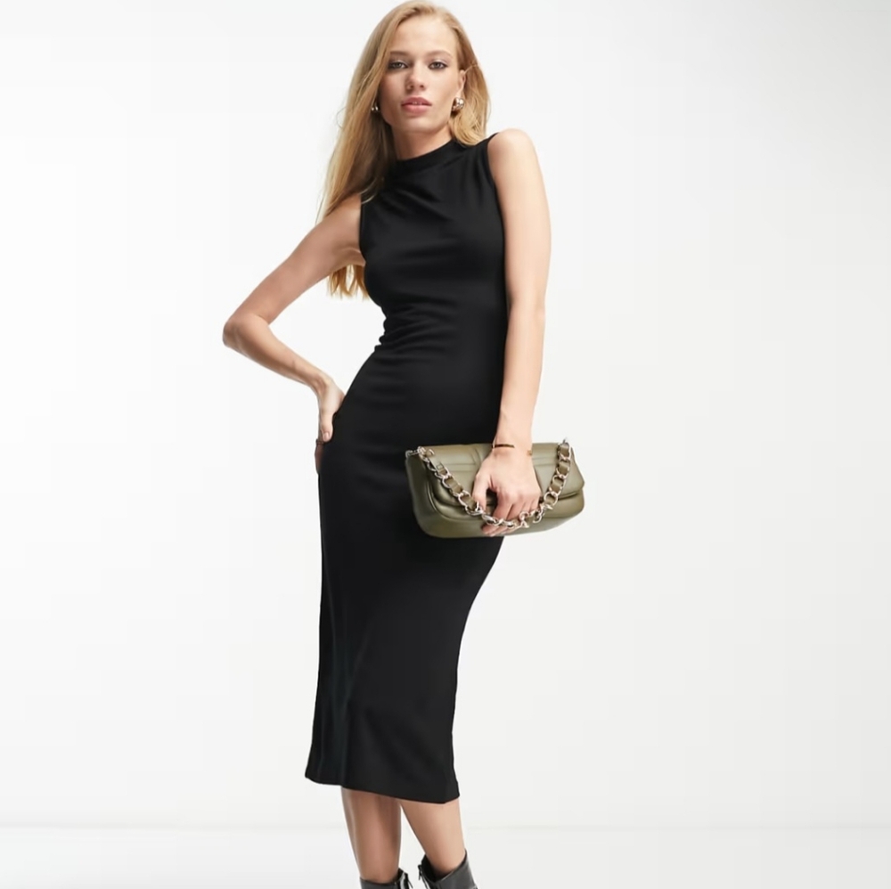French Connection Bodycon Ribbed Dress